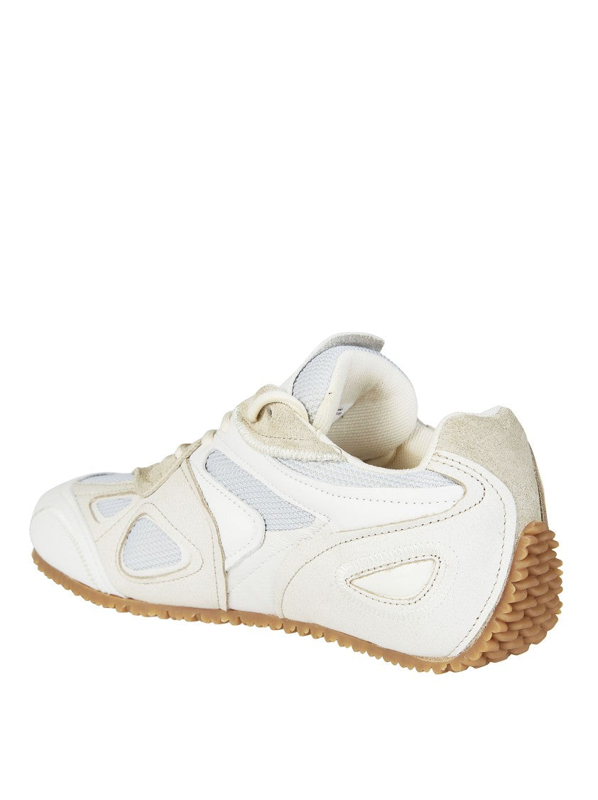 Axel Arigato White Slow Runner Suede Panels Sneakers