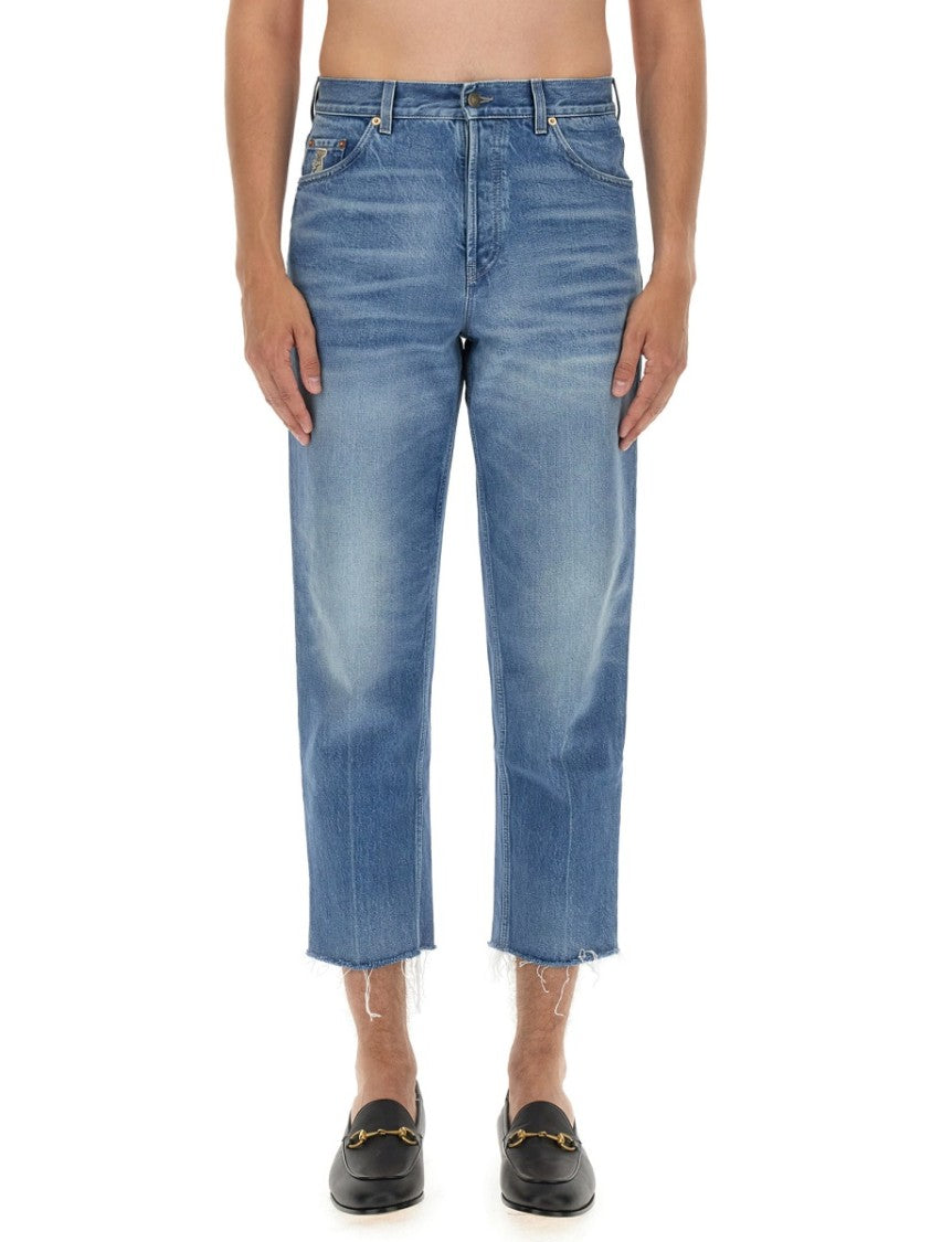 Gucci Carrot Fit Jeans With Tapered Silhouette