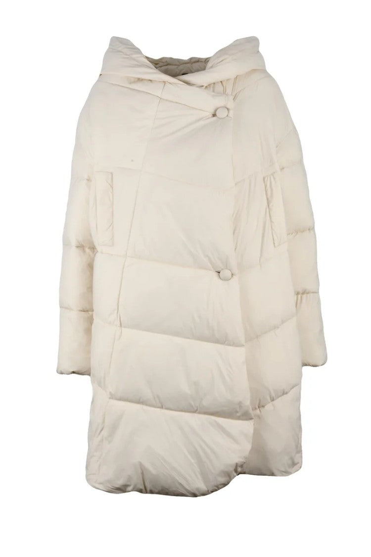 Canadian Long Down Jacket - White