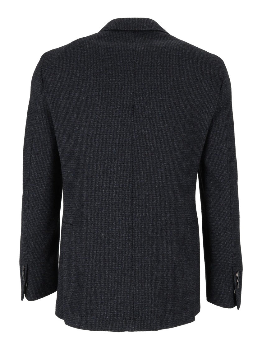 Breras Giacca Uomo Double-Breasted Textured Blazer