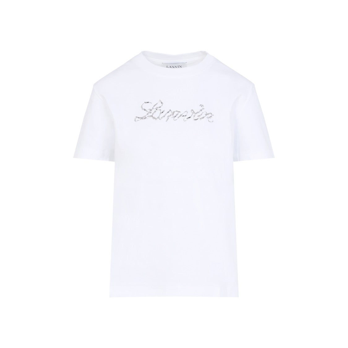 Lanvin Short-Sleeved T-Shirt With Embroidered Logo