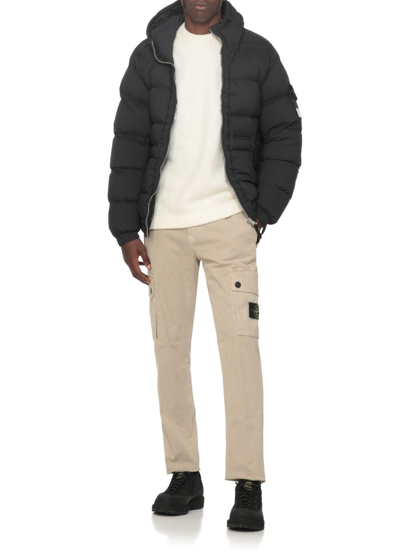 Stone Island Ivory Wool Sweater