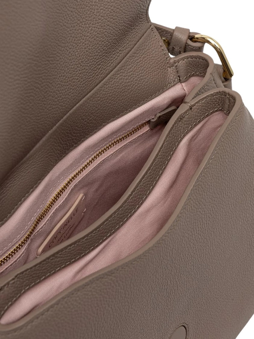 Coccinelle Mavery Flap Leather Handbag