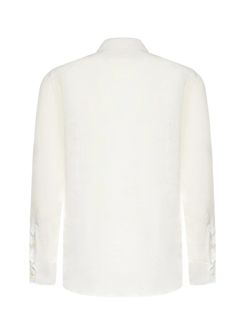 Mc2 Saint Barth Minimalist Long-Sleeve Button-Up Shirt