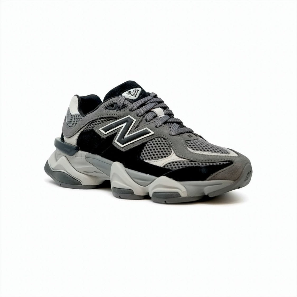 New Balance Black Suede And Mesh Sneakers