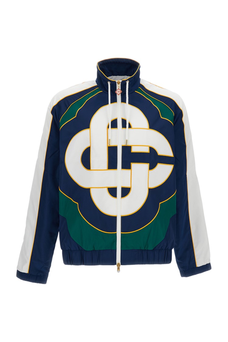 Casablanca Multicolor Taffeta Windbreaker Track Jacket