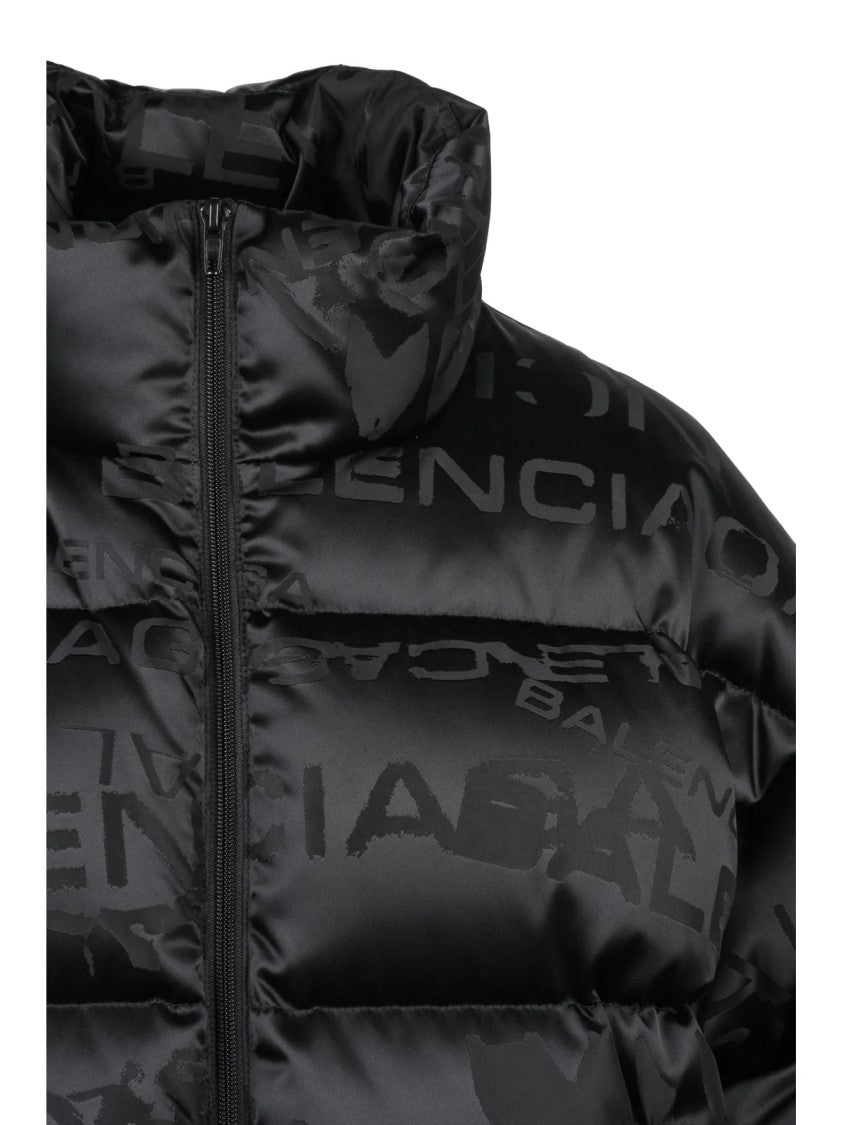 Balenciaga Black Polyamide Quilted Down Jacket
