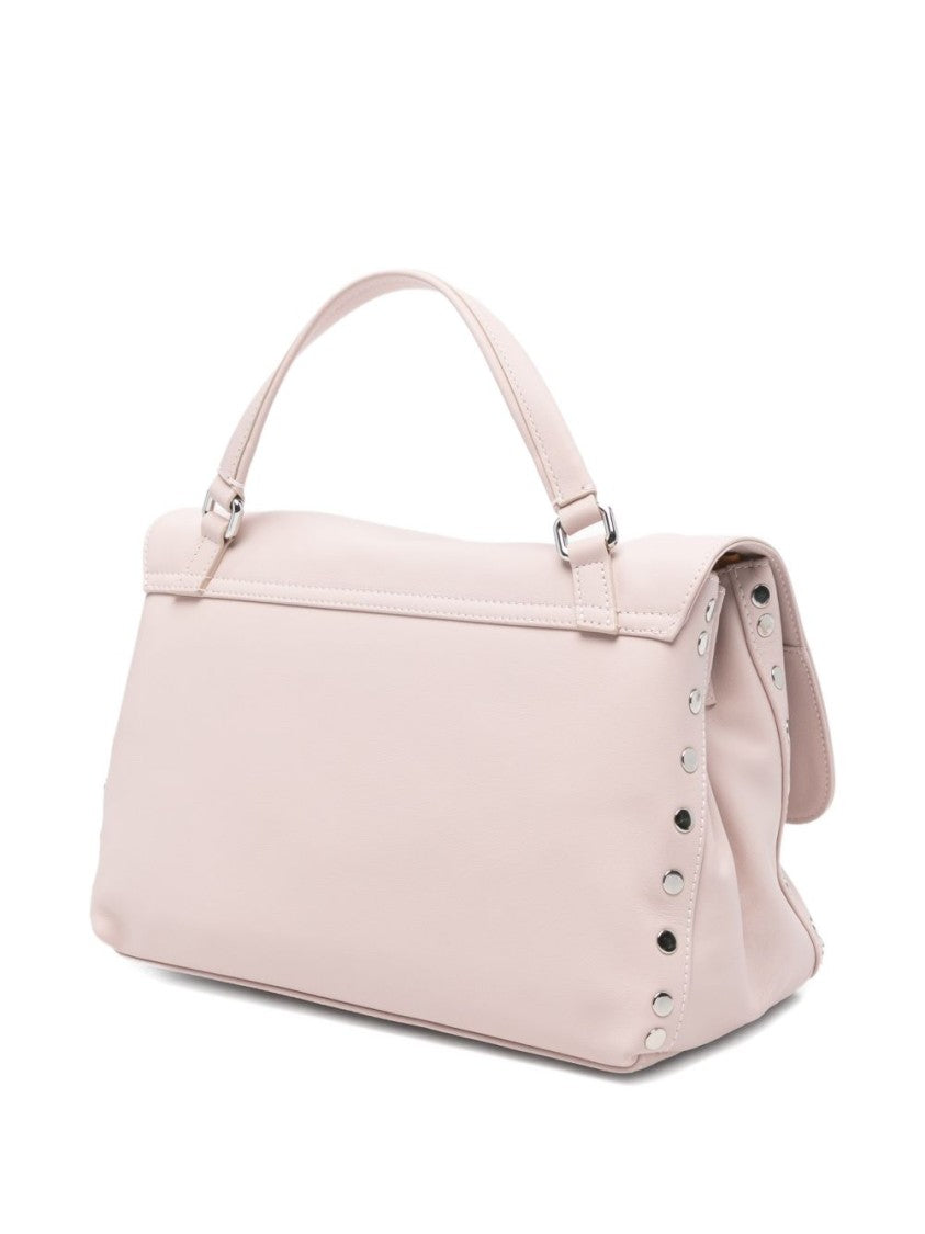 Zanellato Light Pink Silver-Tone Hardware Shoulder Bag