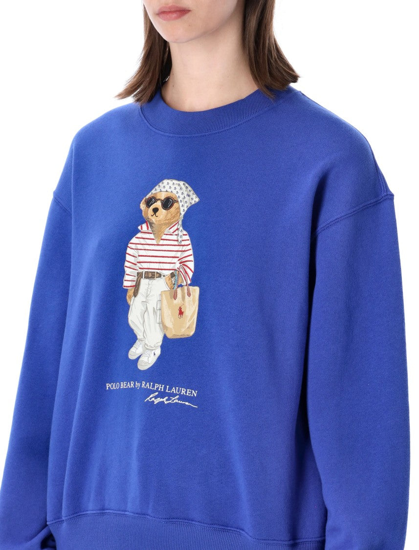 Polo Ralph Lauren Bear Crew Neck Fleece Sweatshirt