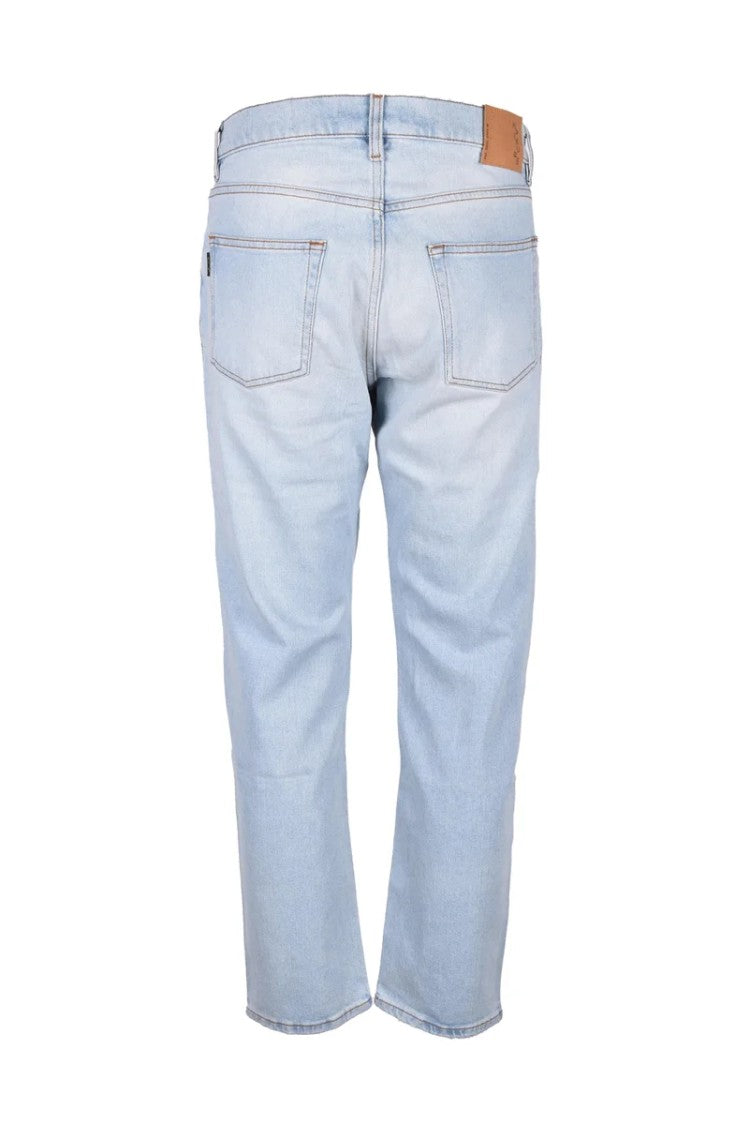 Haikure Light Blue Slim Fit Denim Jeans