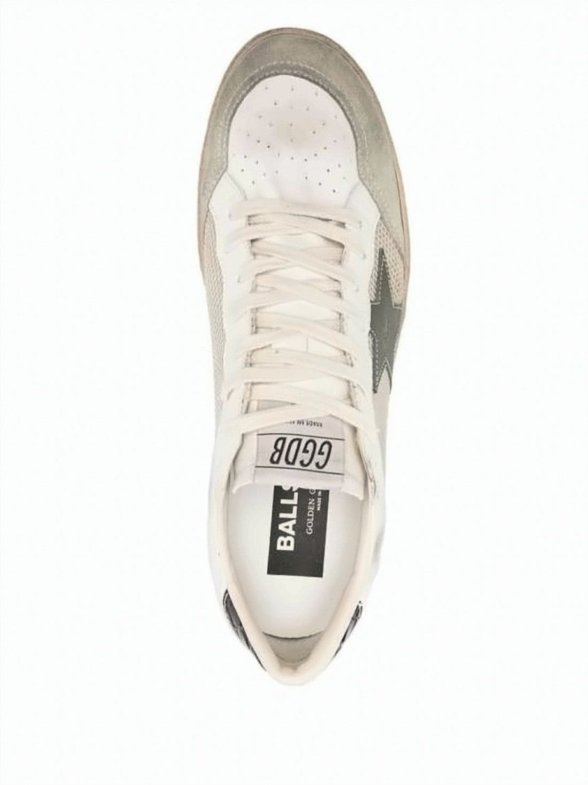 Golden Goose Low-Top Sneakers With Mixed Materials And Star Detail