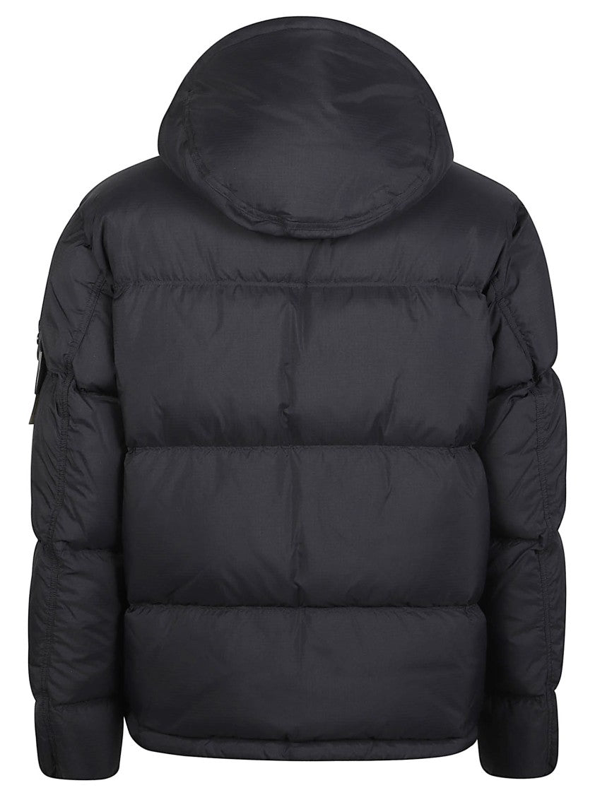 Stone Island Rds Quilted Adjustable Hood Down Jacket