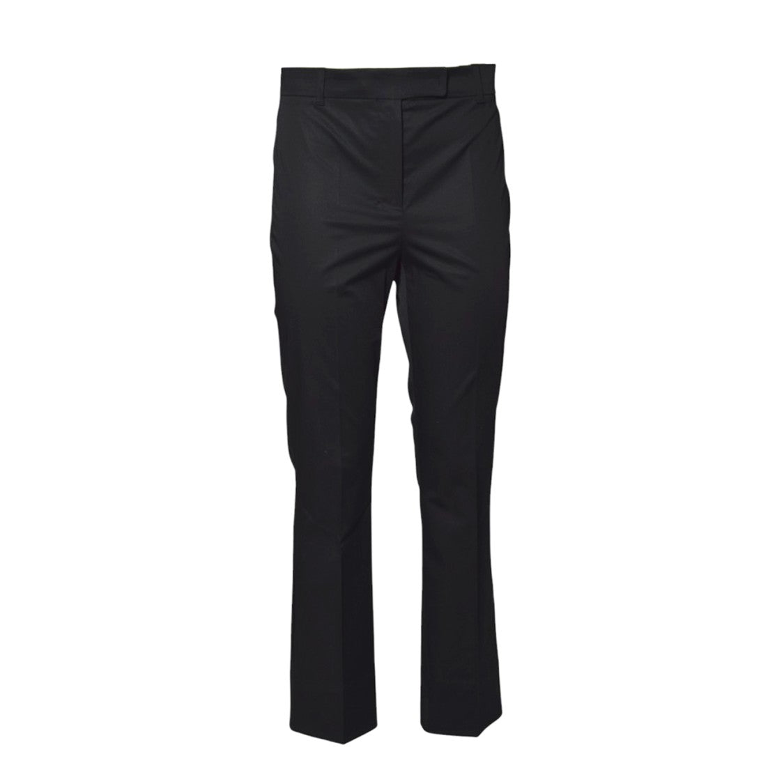 Max Mara Skinny Fit Stretch Cotton Satin Pants