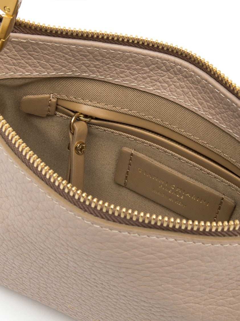 Gianni Chiarini Brooke Pebbled Leather Adjustable Strap Handbag