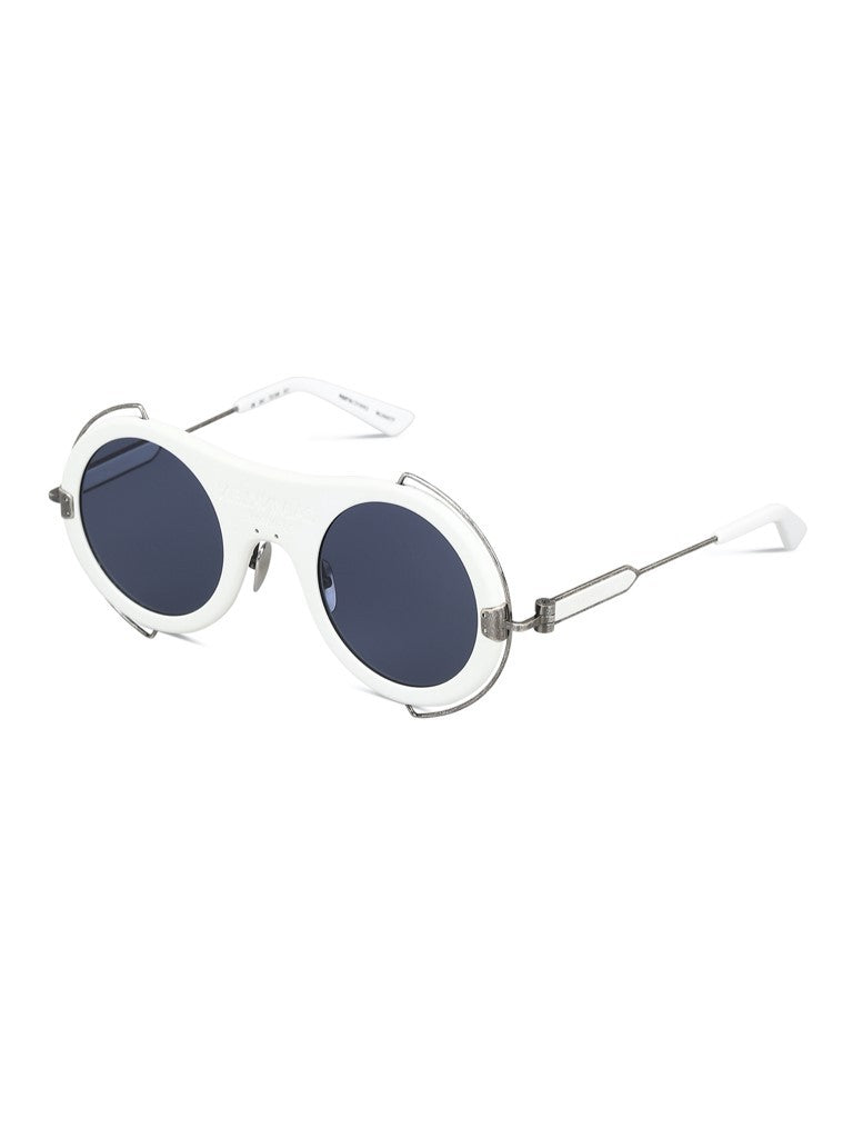 Calvin Klein Bold Oversized Round Sunglasses With Metal And Acetate Frame