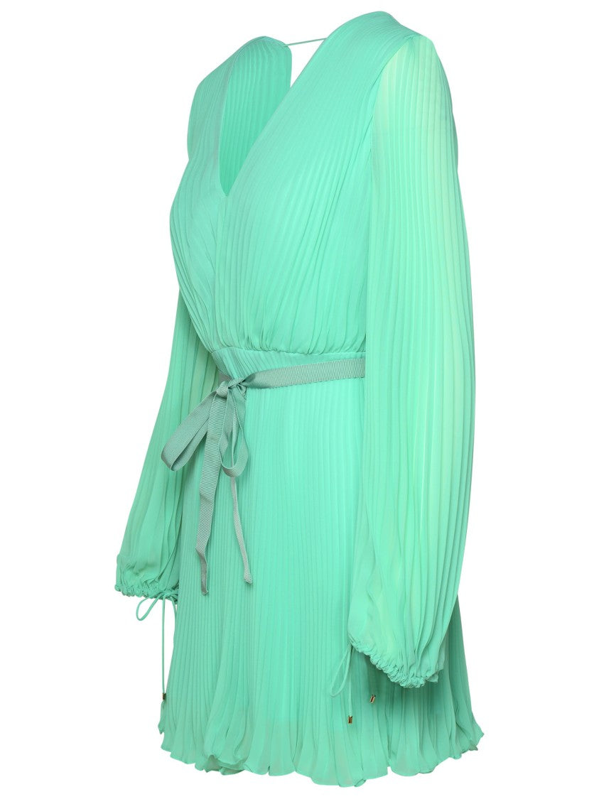 Max Mara Visita' Green Polyester Dress