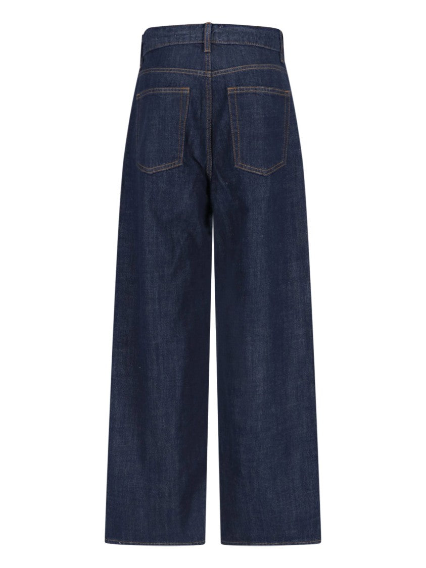 Frame Blue The Bow Straight Leg Jeans