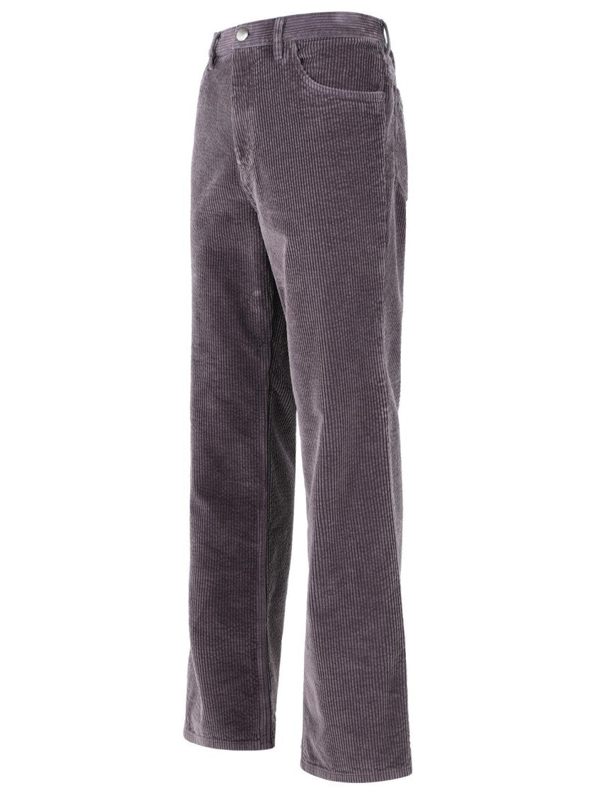 Marni 'Earth' Grey Cotton Flared Pants