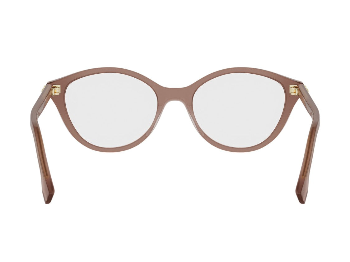 Fendi Translucent Brown Fe50154i Cat-Eye Eyeglasses