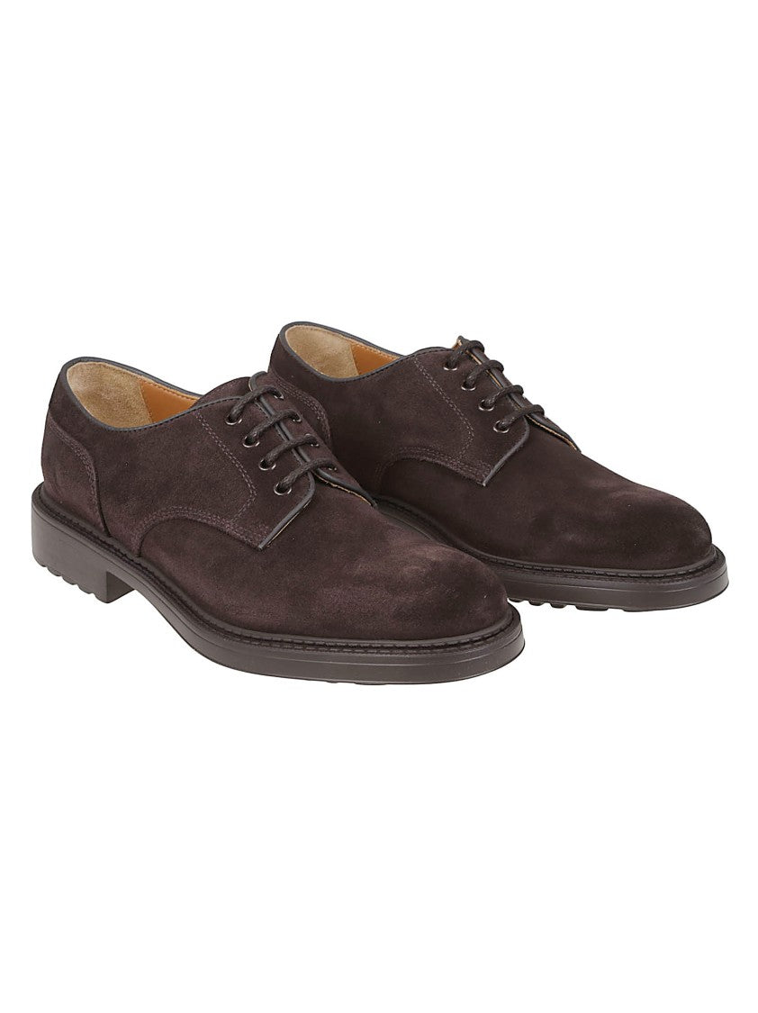 Doucal's Brown Suede Derby Brogues