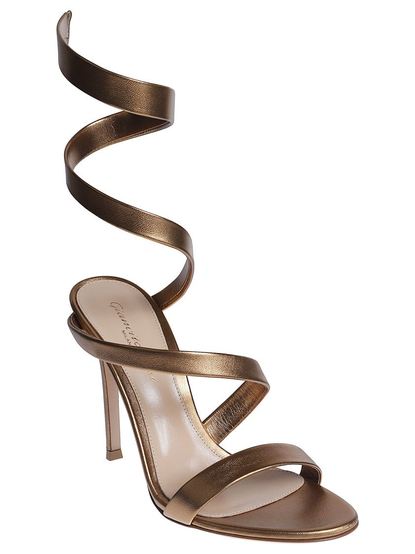 Gianvito Rossi Opera Nappa Silk Sandals