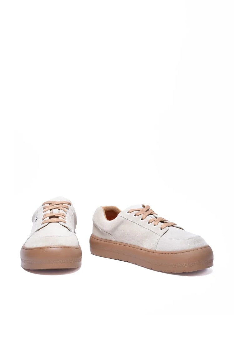 Sunnei Suede Sneaker - Beige/Brown