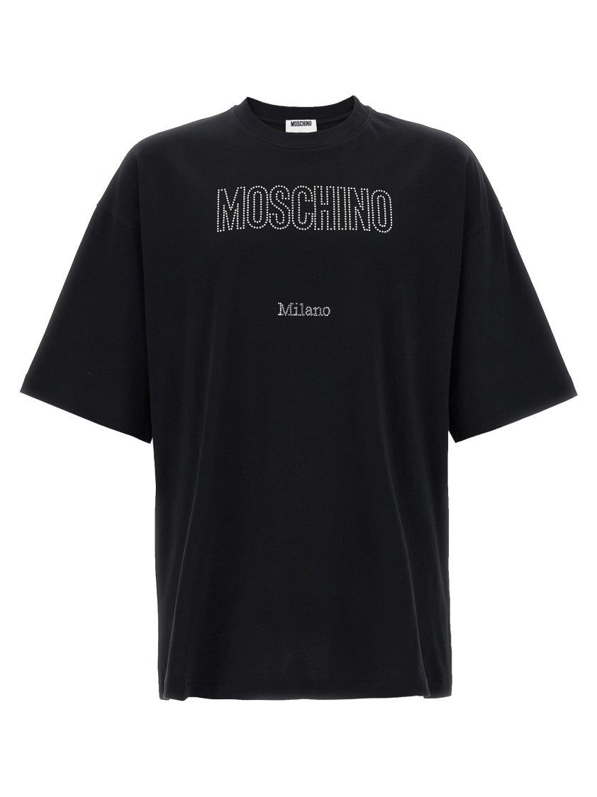 Moschino Rhinestone Logo T-Shirt