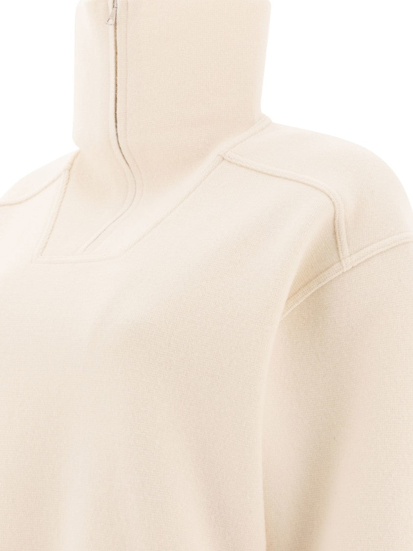 Auralee High Zip-Up Collar Knitwear