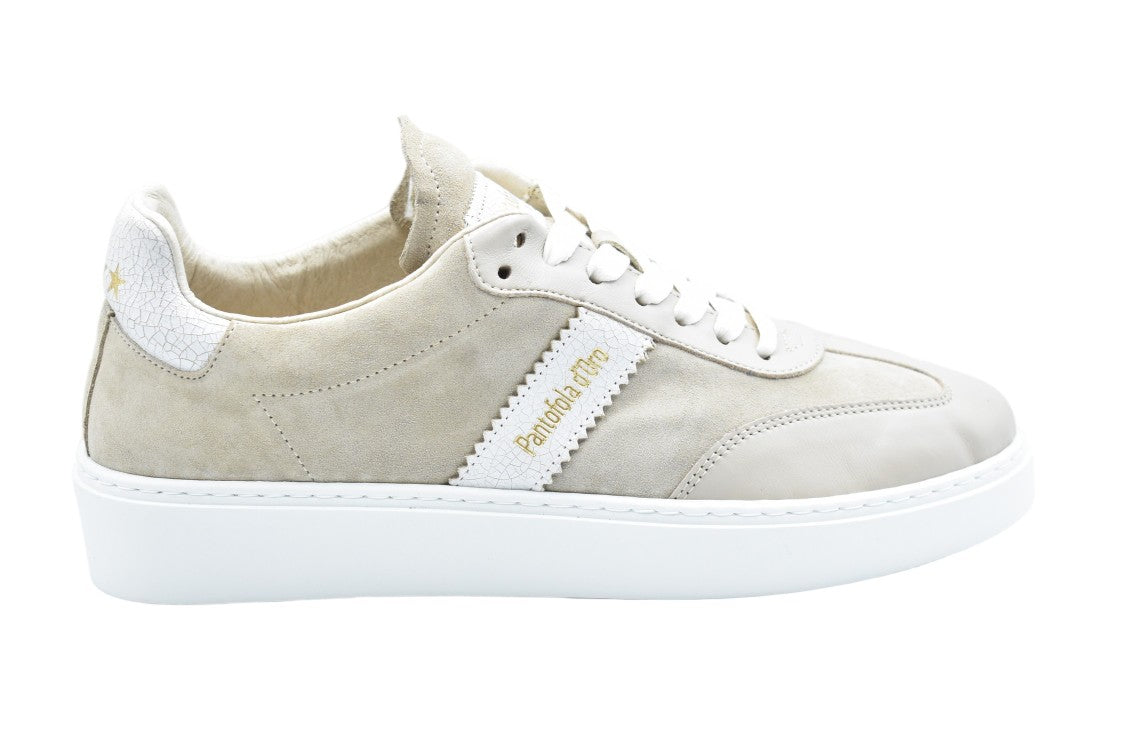 Pantofola D'oro Beige Laced Comfort Versatile Low Shoes