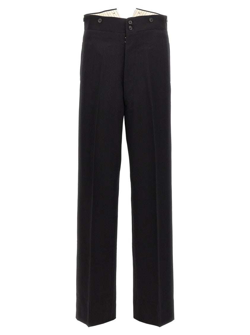 Maison Margiela Strap Wool Pants