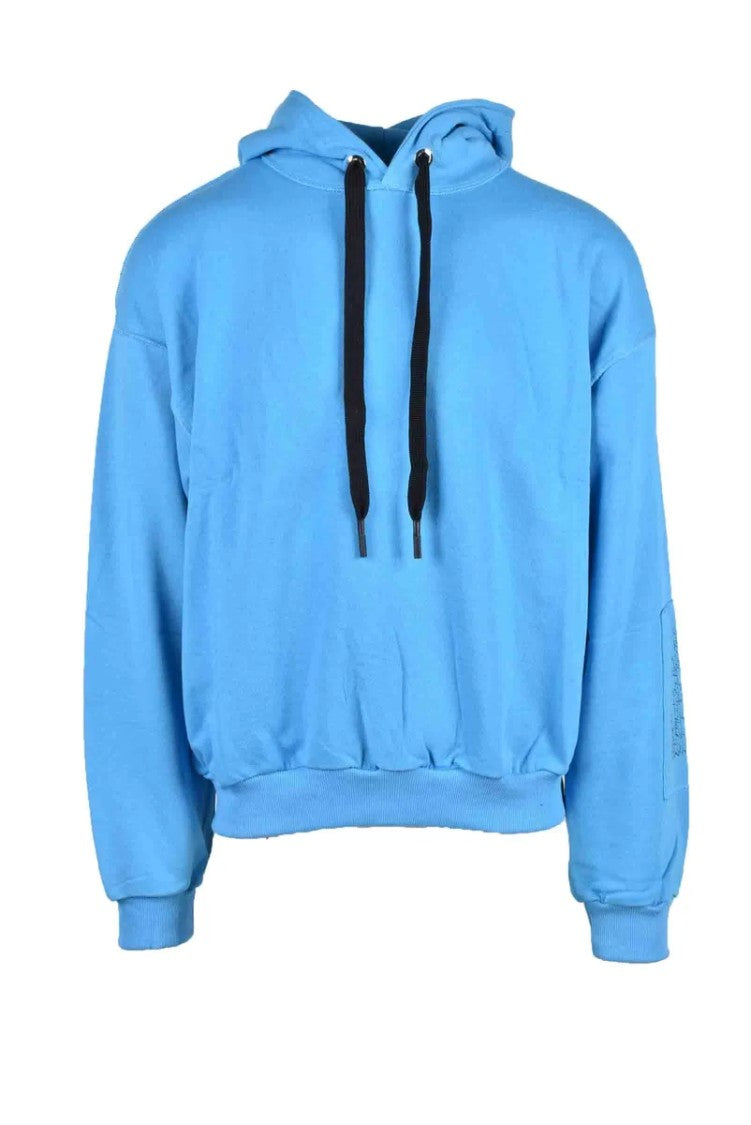 Takeshy Kurosawa Light Blue Hooded Cotton Sweatshirt