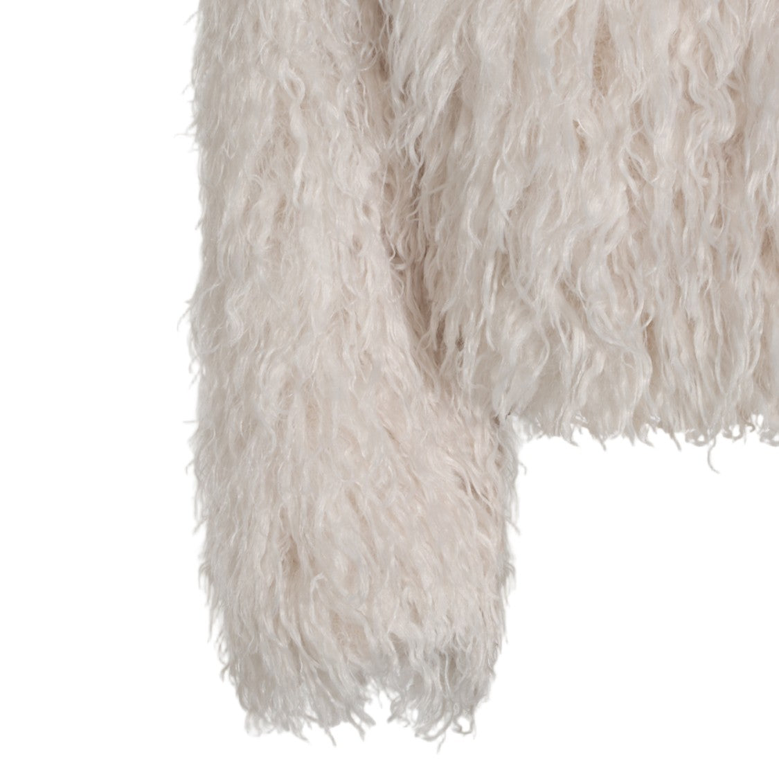 Tagliatore Plush Cropped Subtle Collar Coat
