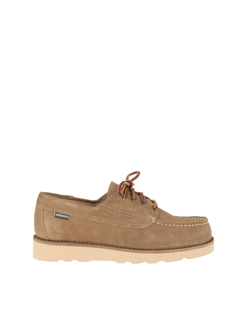 Sebago Askookfield Suede Lace-Up Moccasin Loafers