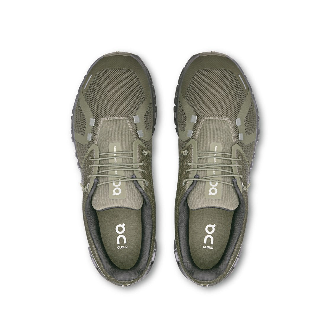 On Military Green Cloud 6 Sneakers