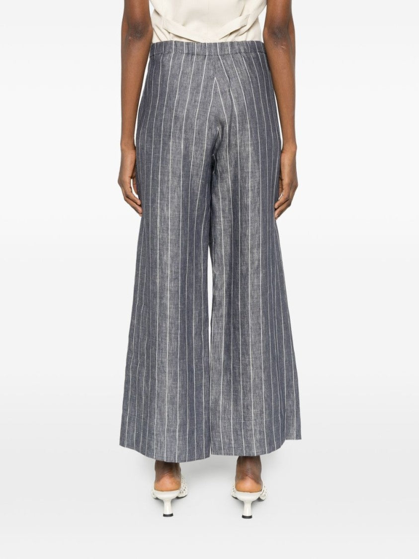 Max Mara Wide-Leg Linen Trousers