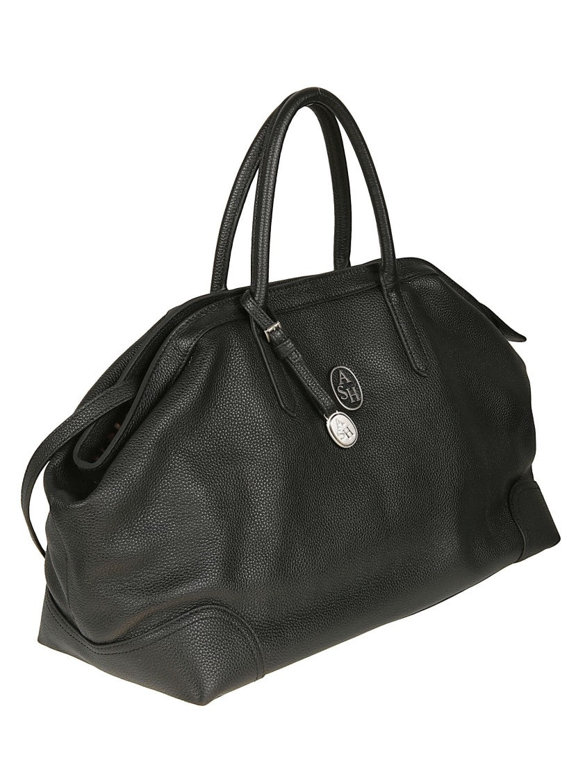 Ash Jaqueline Pebbled Leather Shoulder Bag