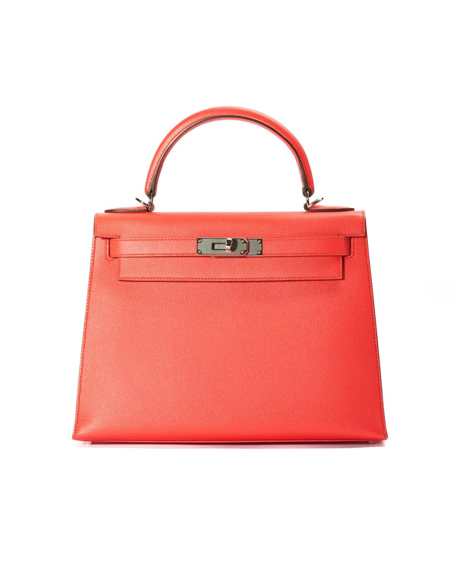 Hermès Sac Kelly 28 Epsom Rose Texas