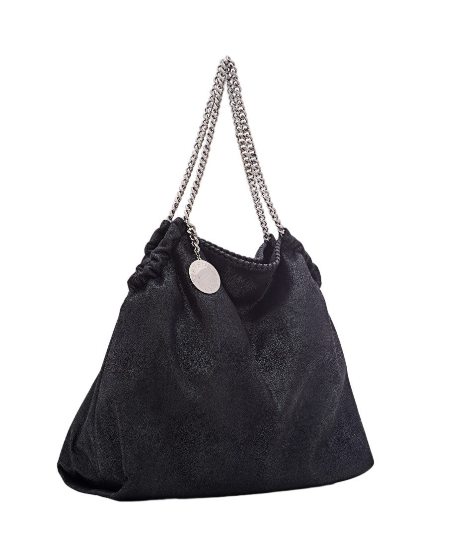 Stella Mccartney Black Eco Shaggy Deer Tote Bag