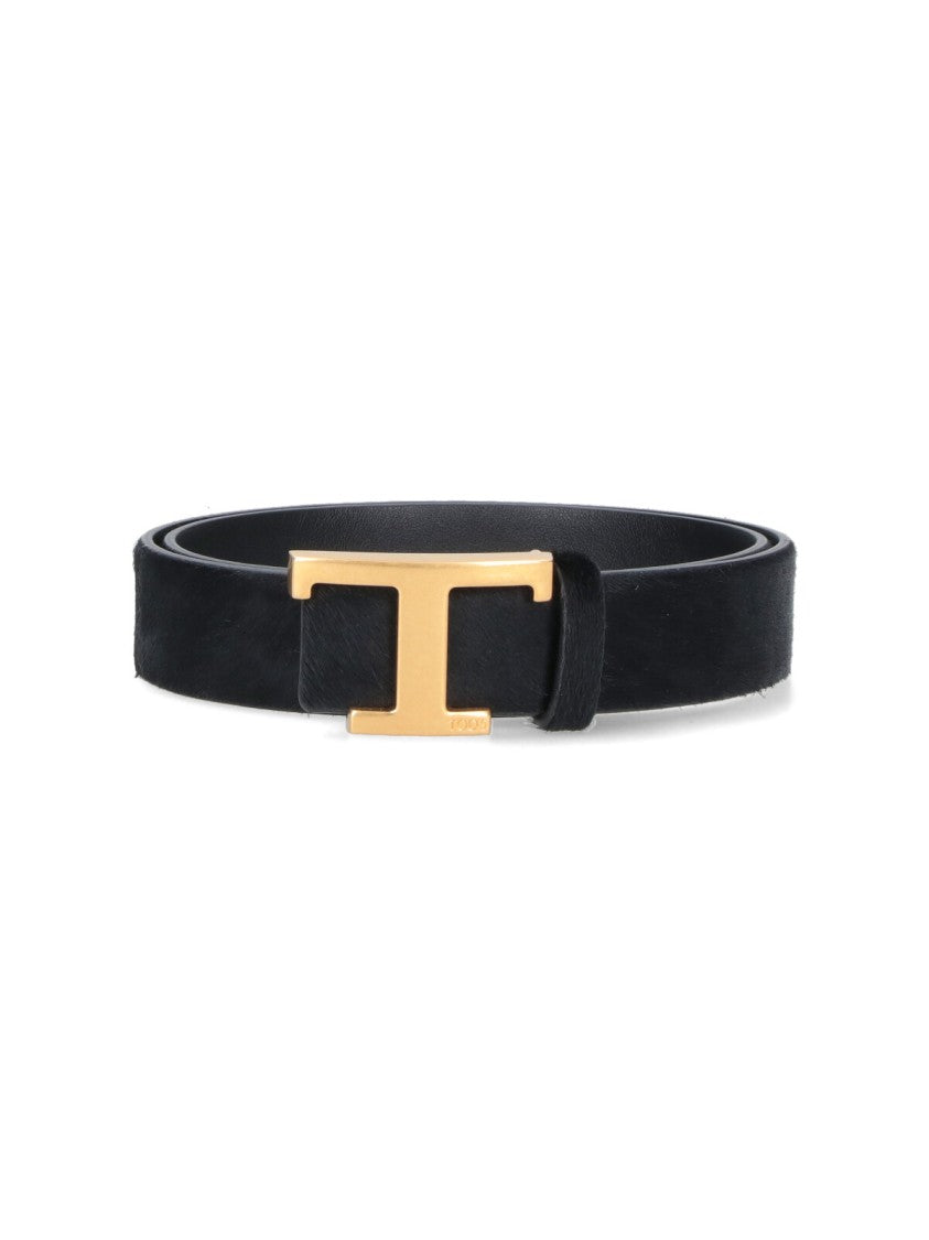 Tod's T-Timeless Reversible Belt – Black
