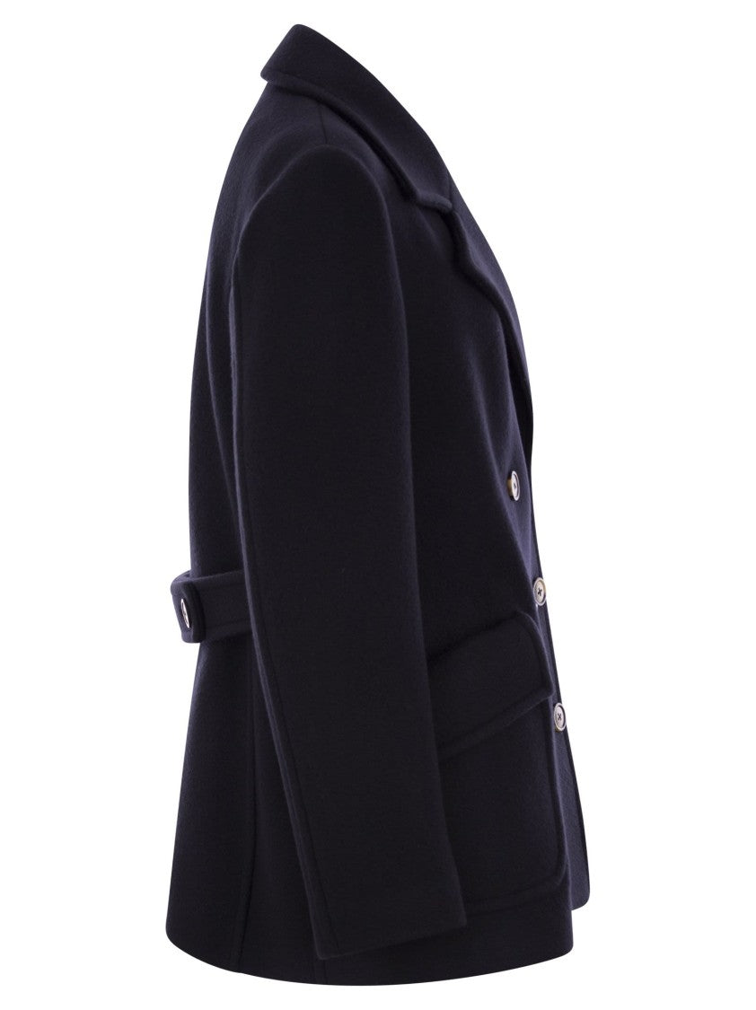 Fay Wool And Cashmere Peacoat