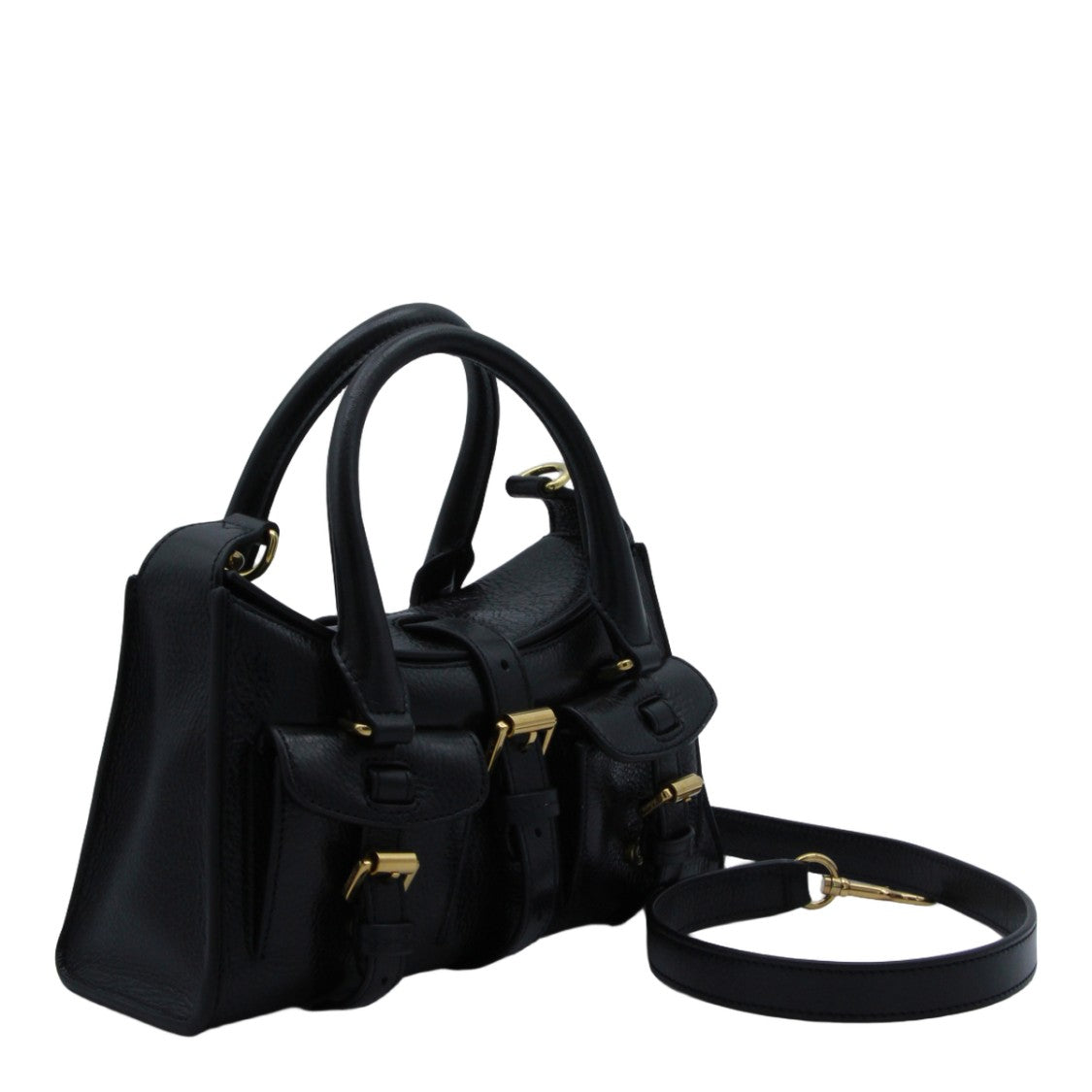 Mulberry Structured Handbag With Dual Top Handles