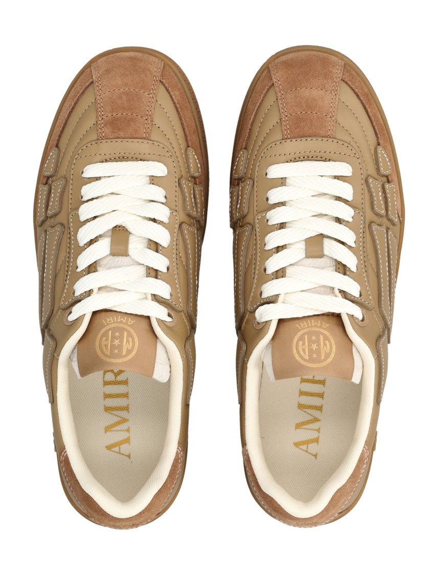 Amiri Pacific Bones Leather Sneakers