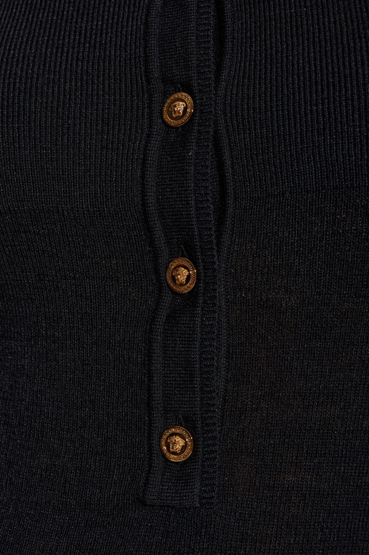 Versace Fitted Cut Top