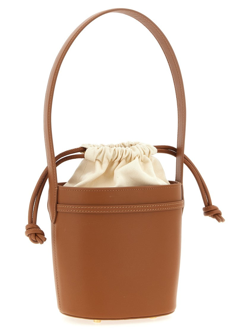 Self-Portrait 'Brown Leather Shoulder Bow Bag' Shoulder Bag