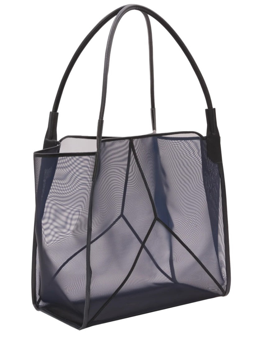 Victoria Beckham Black Victoria Mesh Panel Polyamide Tote Bag