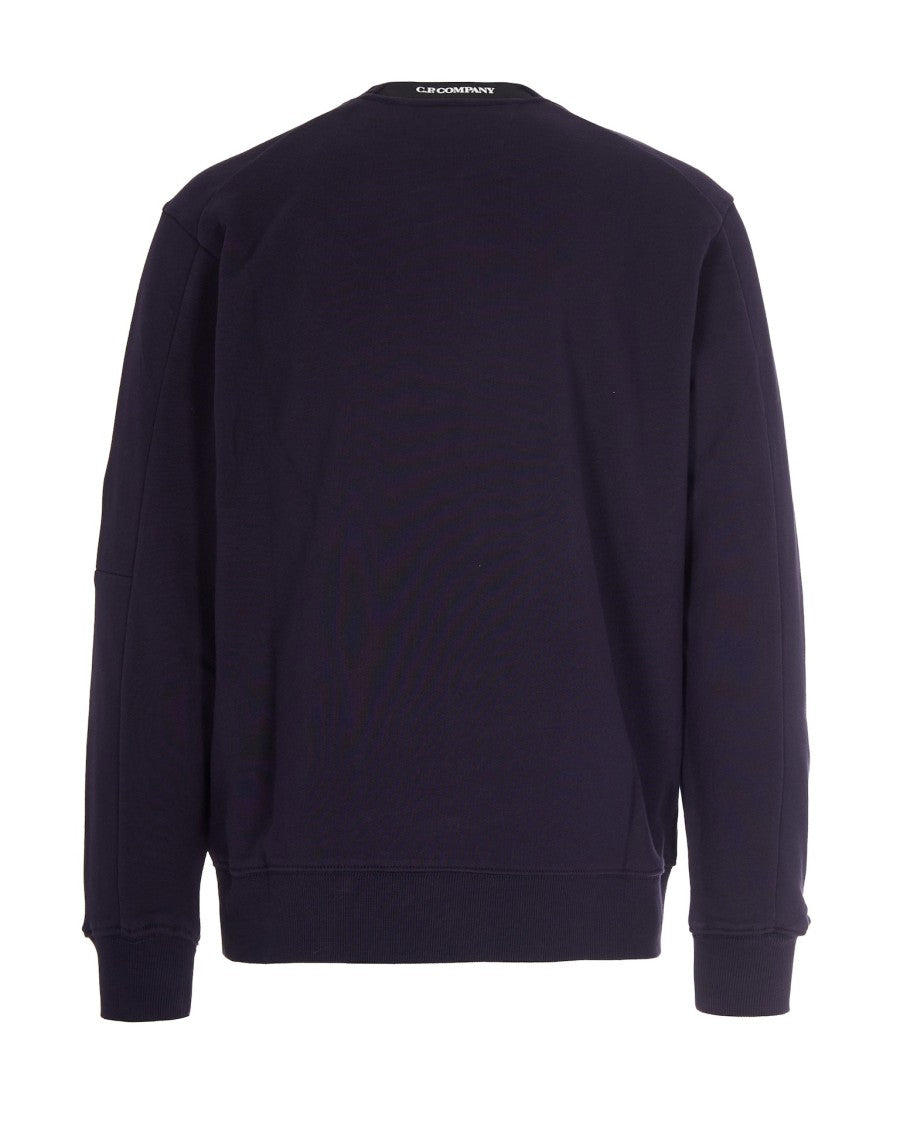 C.P. Company Total Eclipse Diagonal Raised Fleece Crewneck Sweatshirt