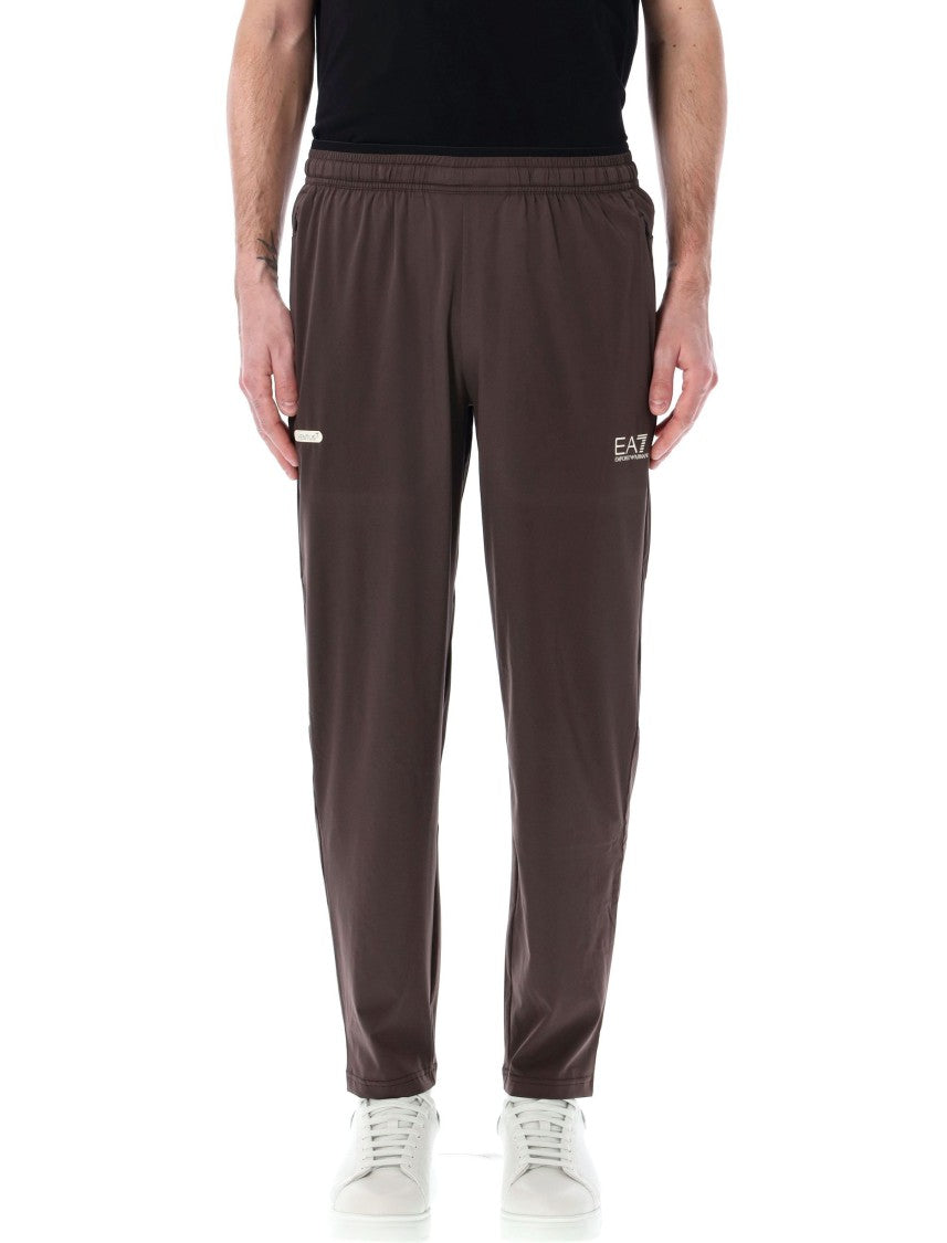 Emporio Armani Dynamic Athlete Trousers With Graphic Prints