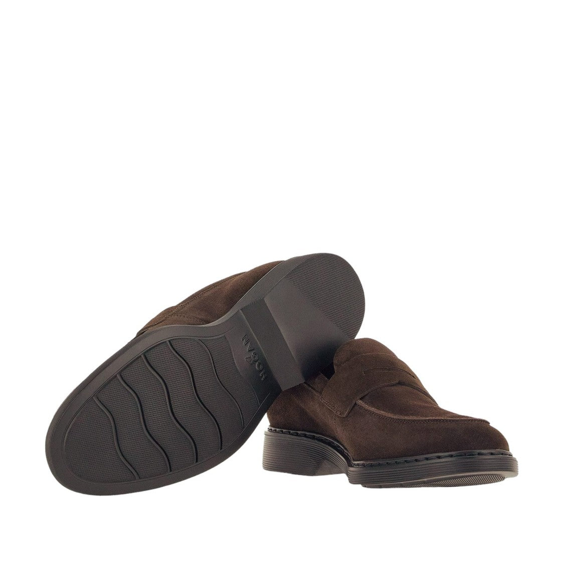 Hogan Suede Moccasin Loafers