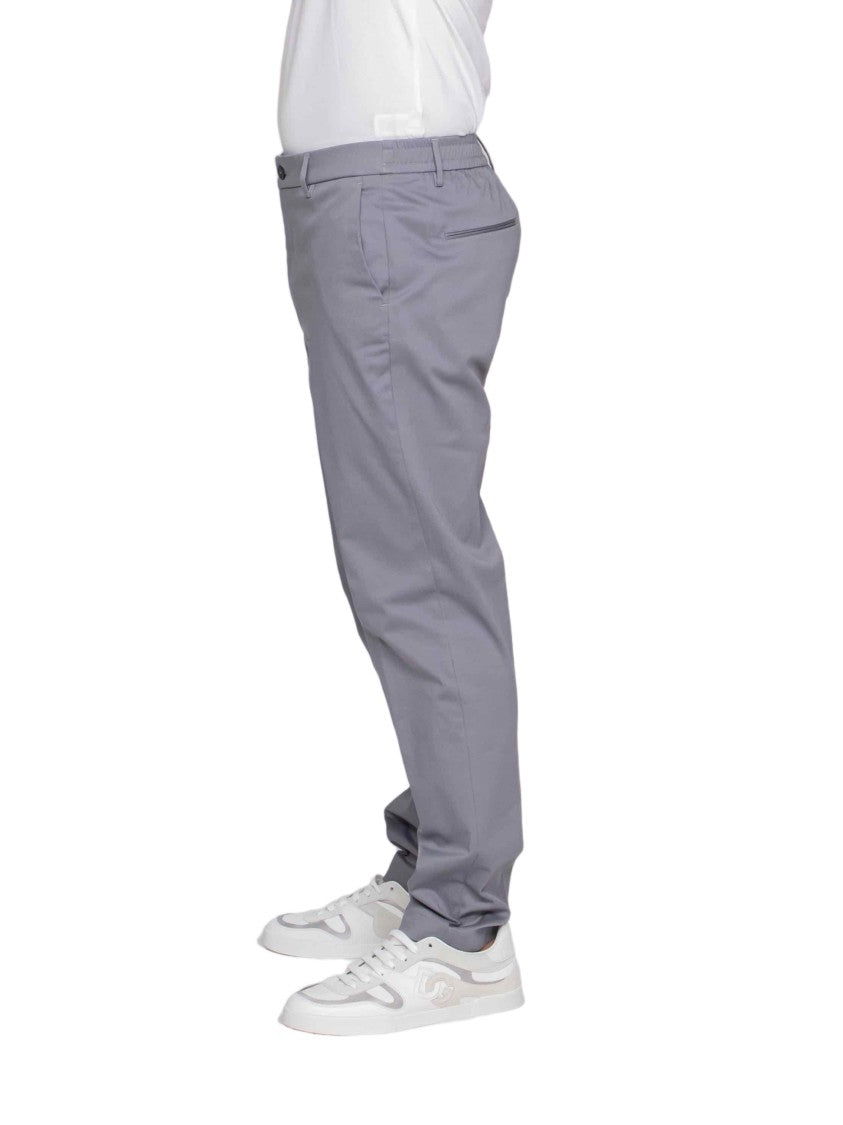 Peserico Mid-Rise Straight-Leg Trousers With Button Closure And Welt Pockets