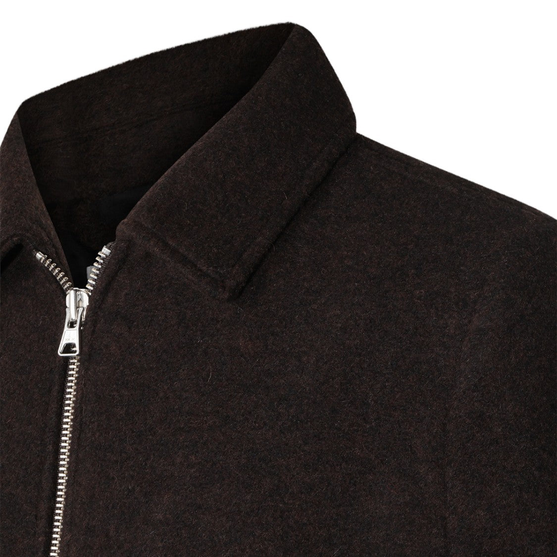 Nn.07 Textured Minimalist Black Casual Jacket